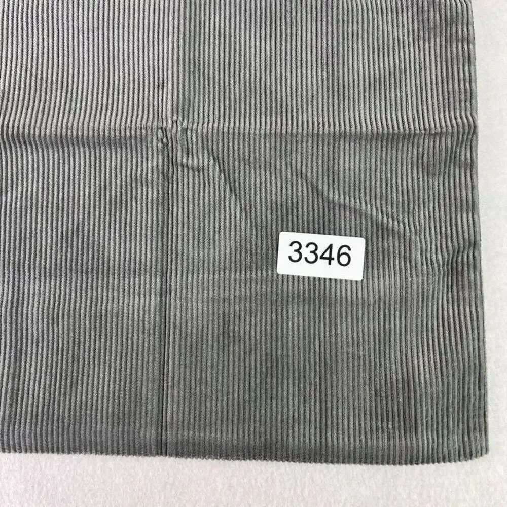 Pottery Barn PB Teen Standard Pillow Sham Corduroy Gray 3346